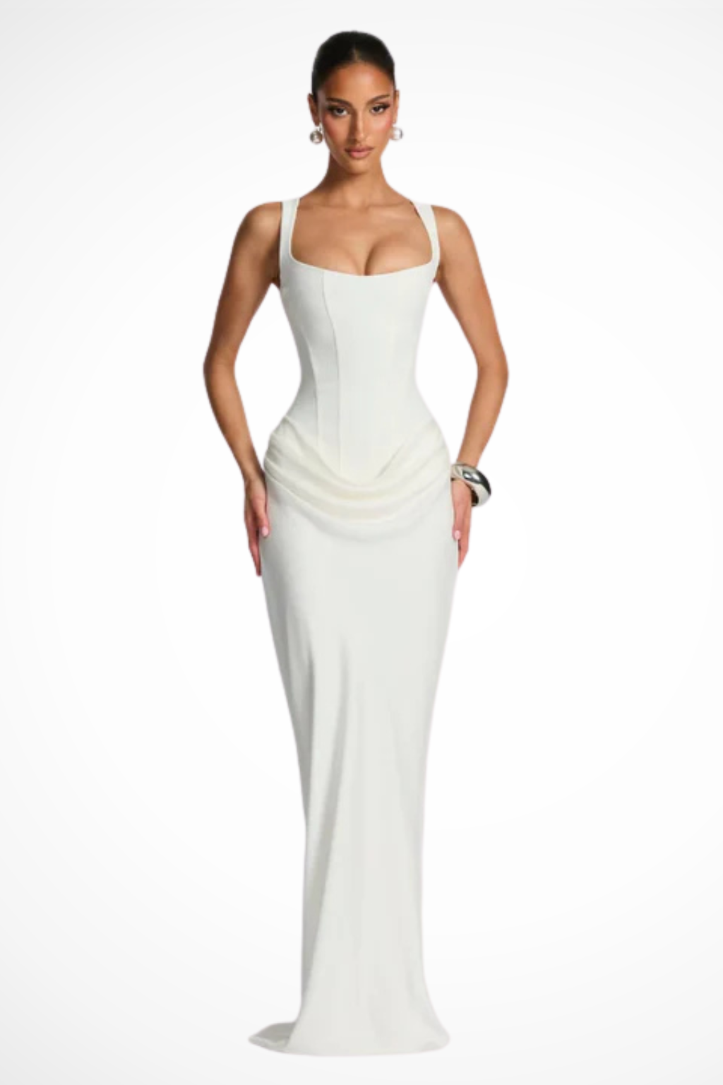 Aveline | Elegant Ærmeløs Bodycon Maxikjole til Galla