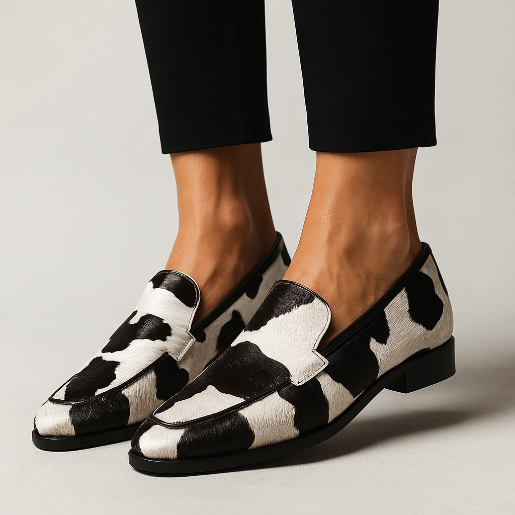 Dagmar | Kvinder Moderne Loafers Spids Tå Struktureret Design