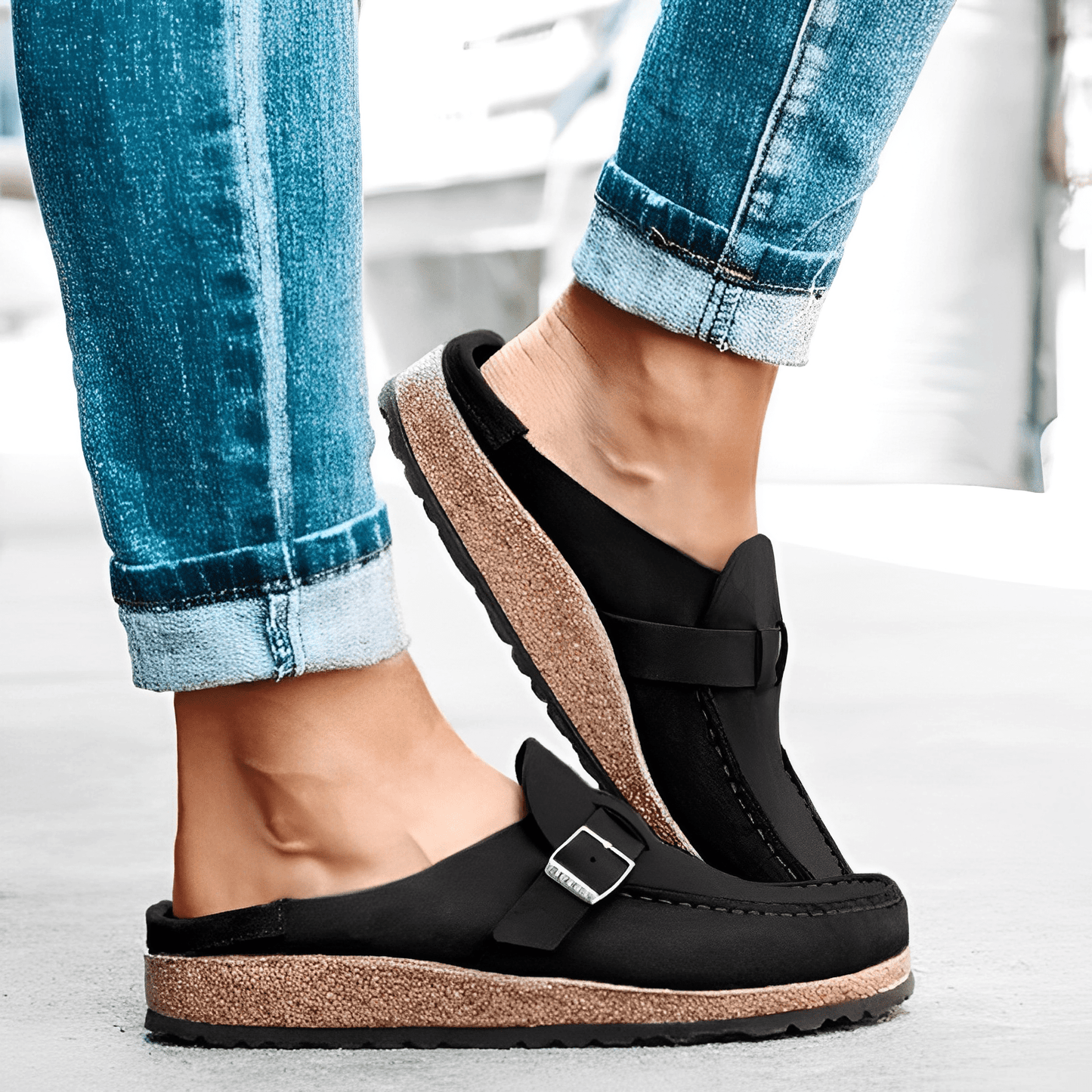 Eline | Kvinder Mules Elegant Detalje Komfortabel Pasform