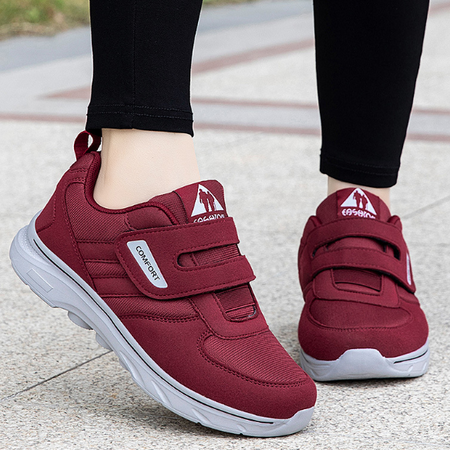 Zenta | Komfortable Dame Løbesko Ergonomisk Velcro