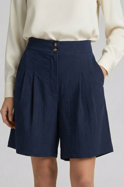 Agnes | Dame Shorts Høj Talje Skræddersyet Pasform