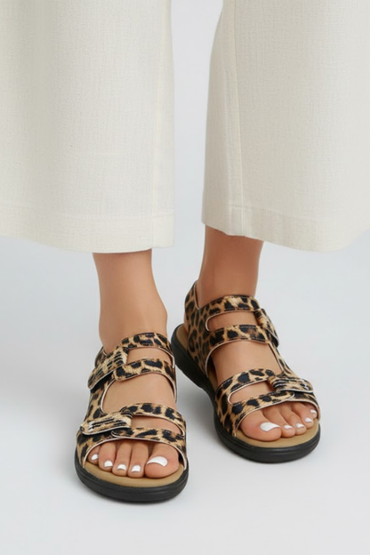 Agnete | Dame Sandaler Med Hæl Multi-Strap Design