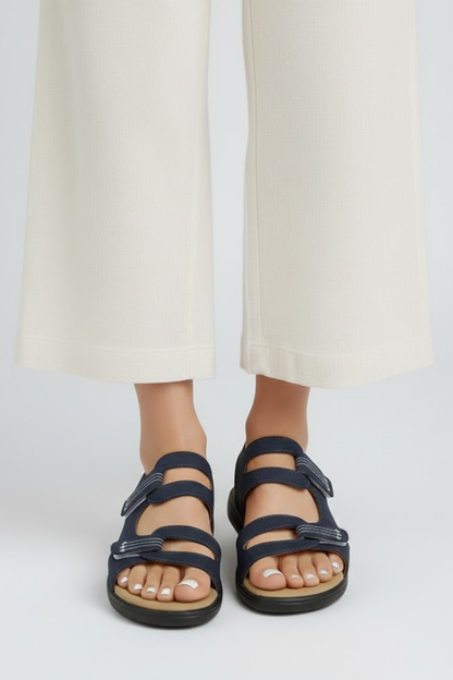 Agnete | Dame Sandaler Med Hæl Multi-Strap Design