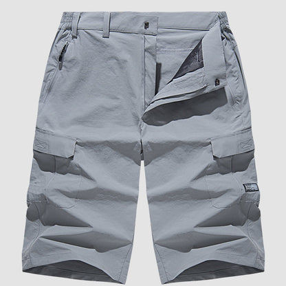 Aksel | Mænd Cargoshorts Hurtigtørrende Materiale Afslappet Pasform