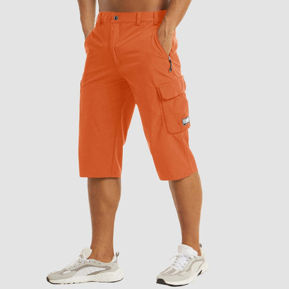 Aksel | Mænd Cargoshorts Hurtigtørrende Materiale Afslappet Pasform