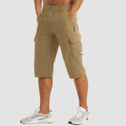 Aksel | Mænd Cargoshorts Hurtigtørrende Materiale Afslappet Pasform