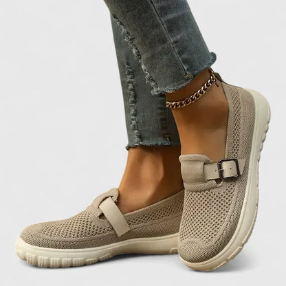 Alba | Afslappede Kvinders Sneakers med Spænde