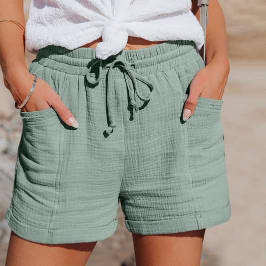 Astrid | Dame Sommer Bomuldsshorts Luftig Kvalitet