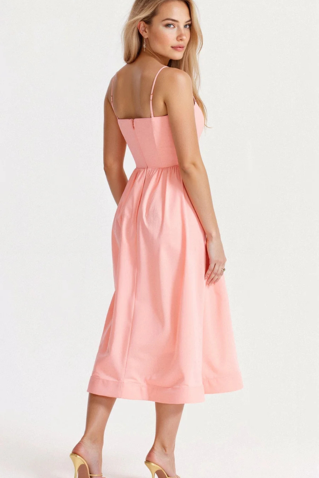 Aurevia | Elegant Dame Ascot Midi Gallakjole i A-linje