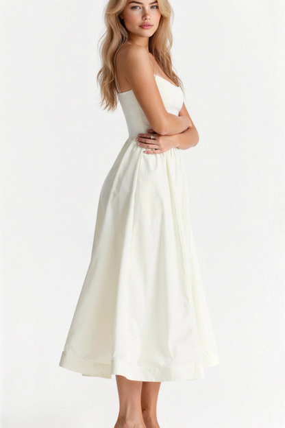 Aurevia | Elegant Dame Ascot Midi Gallakjole i A-linje