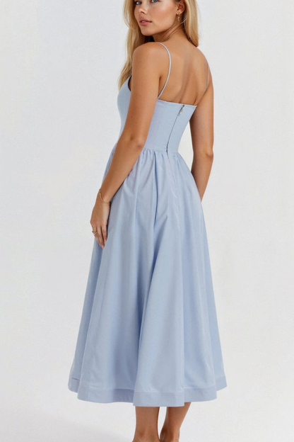 Aurevia | Elegant Dame Ascot Midi Gallakjole i A-linje