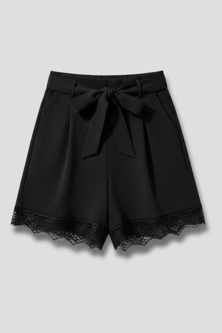 Dagmar | Dame Shorts Bindebånd i Taljen Fine Detaljer