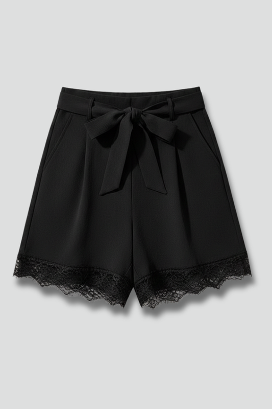Dagmar | Dame Shorts Bindebånd i Taljen Fine Detaljer