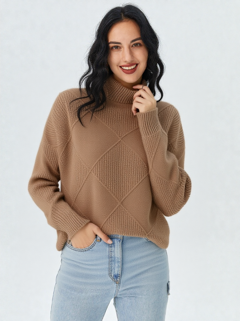 Dame-Coltrui af Strikket Kraftig Strik