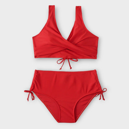Elin | Dame To-delt bikini Wrap Detaljer Moderne Pasform