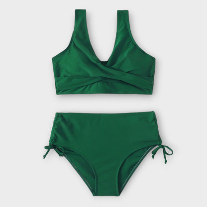 Elin | Dame To-delt bikini Wrap Detaljer Moderne Pasform