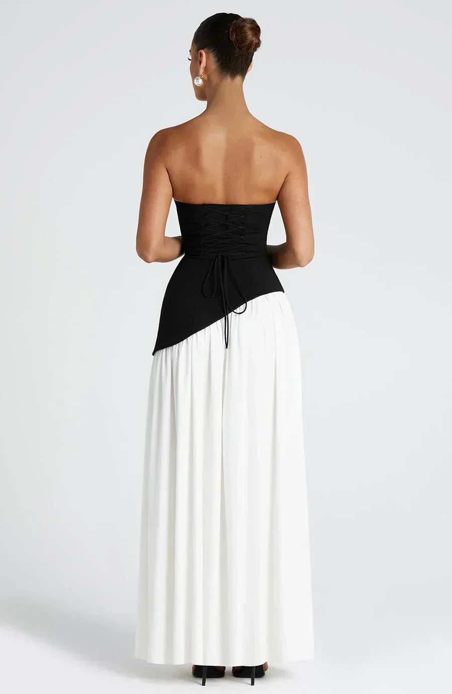 Elin | Kvinde Bryllupsgæst Kjole Asymmetrisk Maxi Elegant Snit
