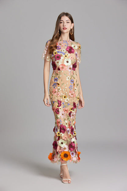 Elin | Kvinder Maxikjole Blomstret Print Ærmeløst Design