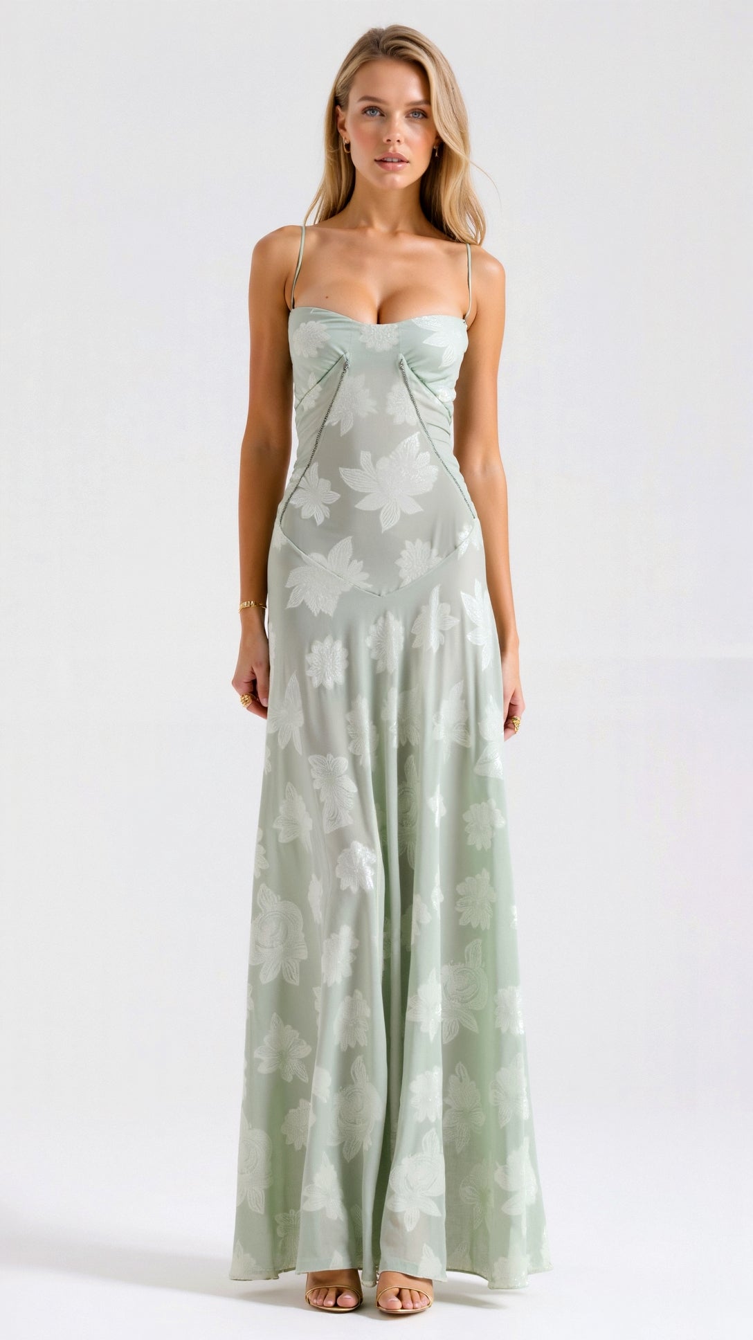 Elin | Kvinder Maxikjole Elegant Slip Style Klassisk Pasform