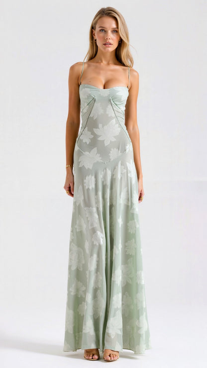 Elin | Kvinder Maxikjole Elegant Slip Style Klassisk Pasform