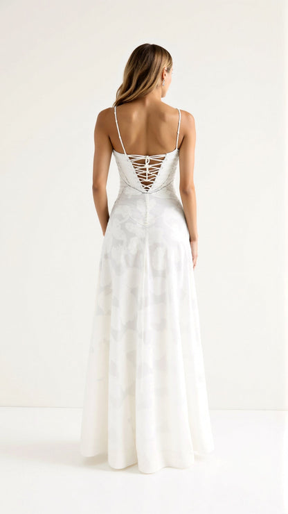 Elin | Kvinder Maxikjole Elegant Slip Style Klassisk Pasform