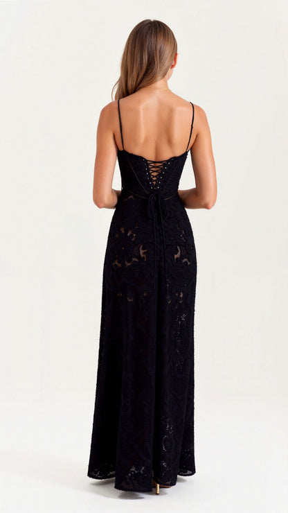 Elin | Kvinder Maxikjole Elegant Slip Style Klassisk Pasform
