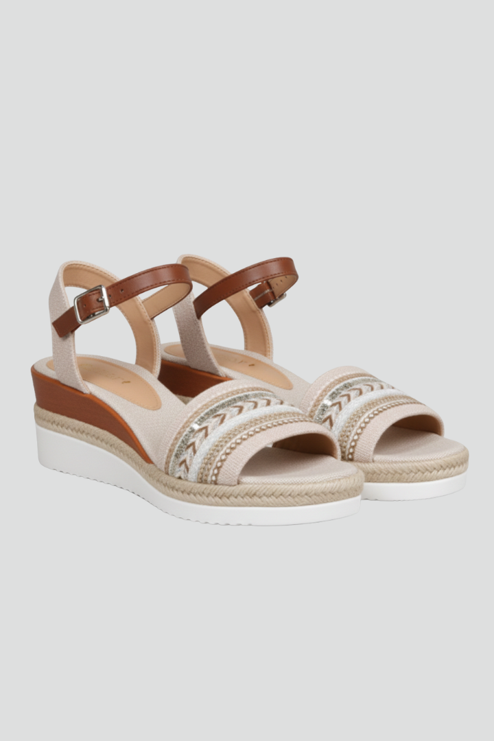 Freja | Dame Sandaler Elegante Remme Sommerlig Stil