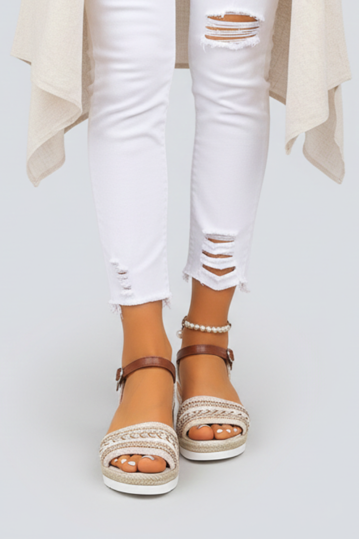 Freja | Dame Sandaler Elegante Remme Sommerlig Stil