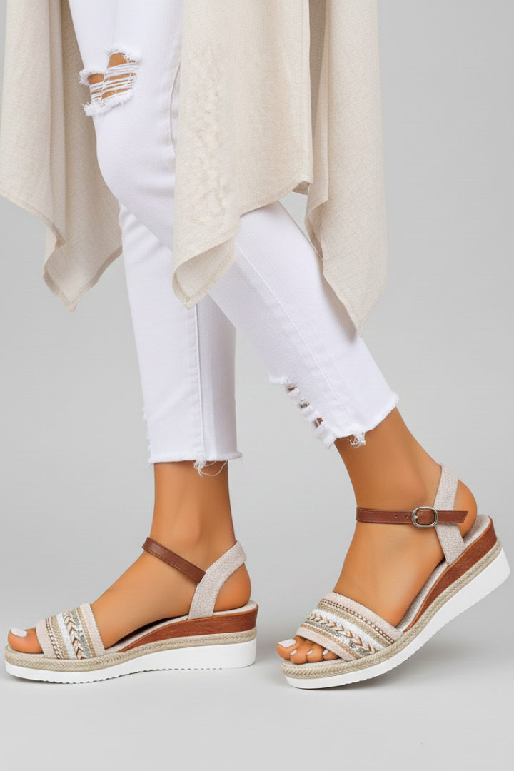Freja | Dame Sandaler Elegante Remme Sommerlig Stil