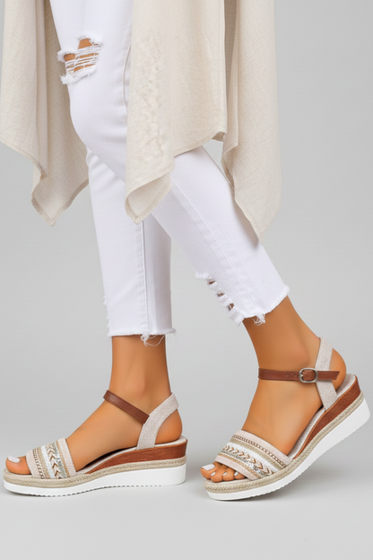 Freja | Dame Sandaler Elegante Remme Sommerlig Stil
