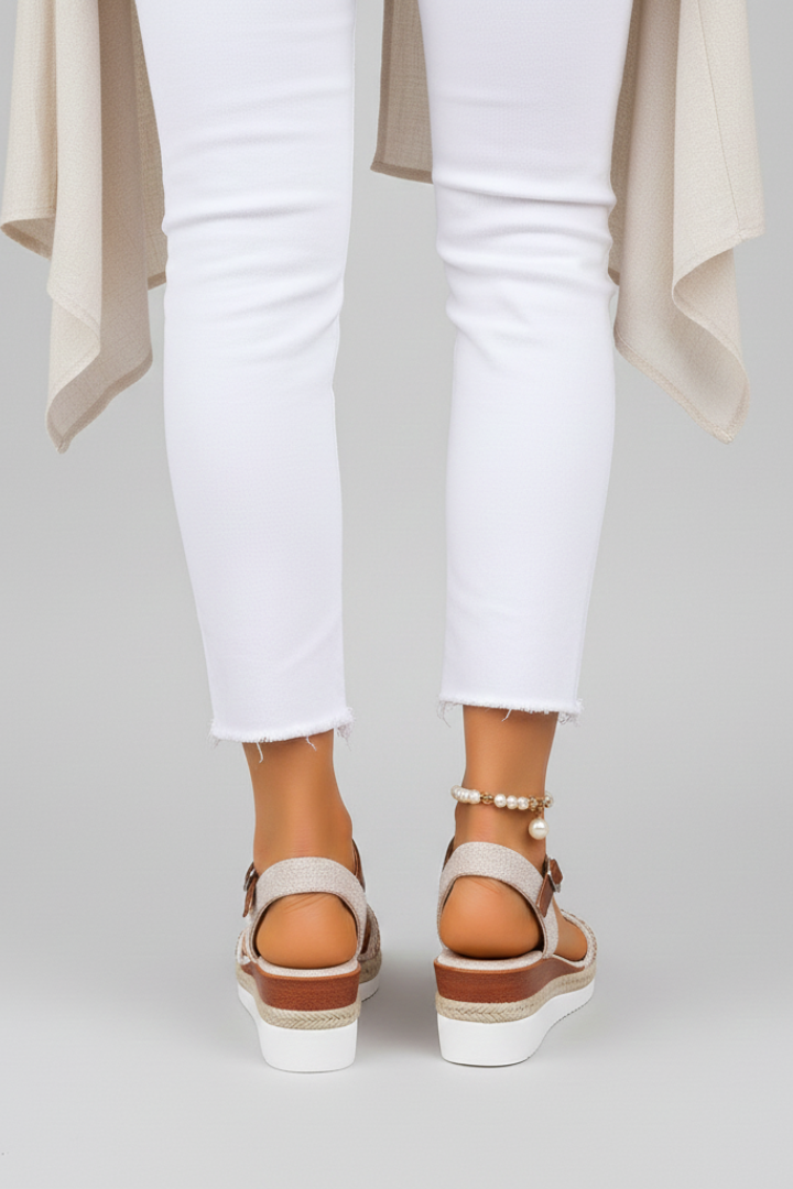 Freja | Dame Sandaler Elegante Remme Sommerlig Stil