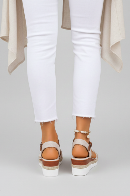 Freja | Dame Sandaler Elegante Remme Sommerlig Stil