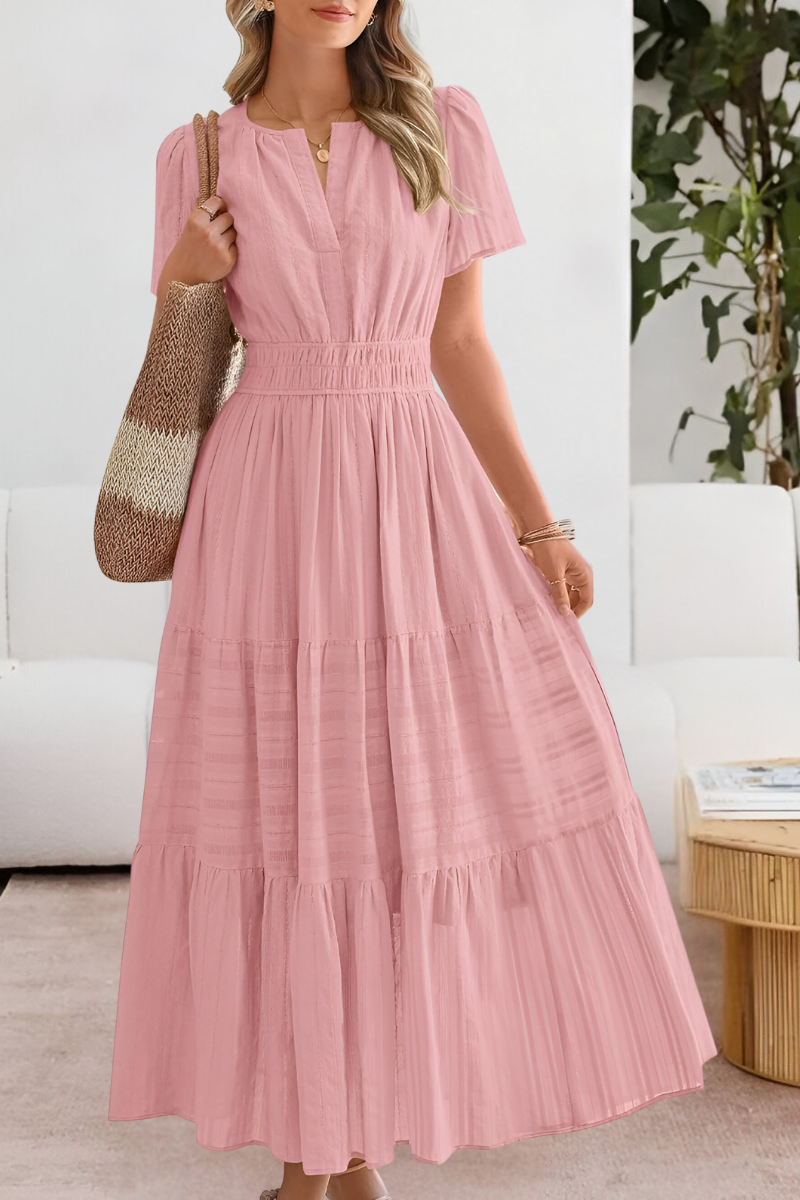 Freja | Kvinder Boho Kjole Luftig Bomuldsblanding Flydende Pasform
