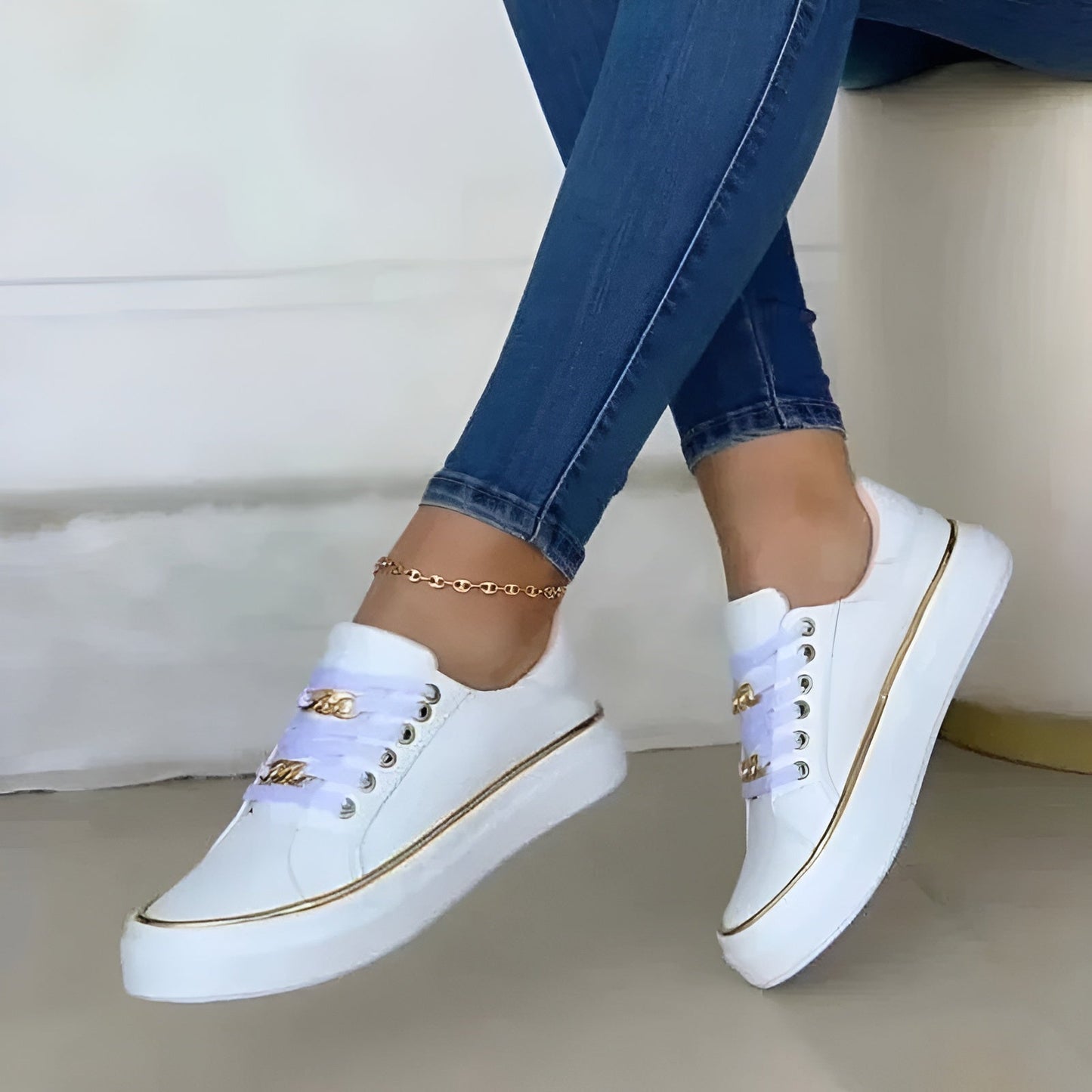 Ida | Kvinder Sneakers Ergonomisk Støtte Komfortabel Pasform