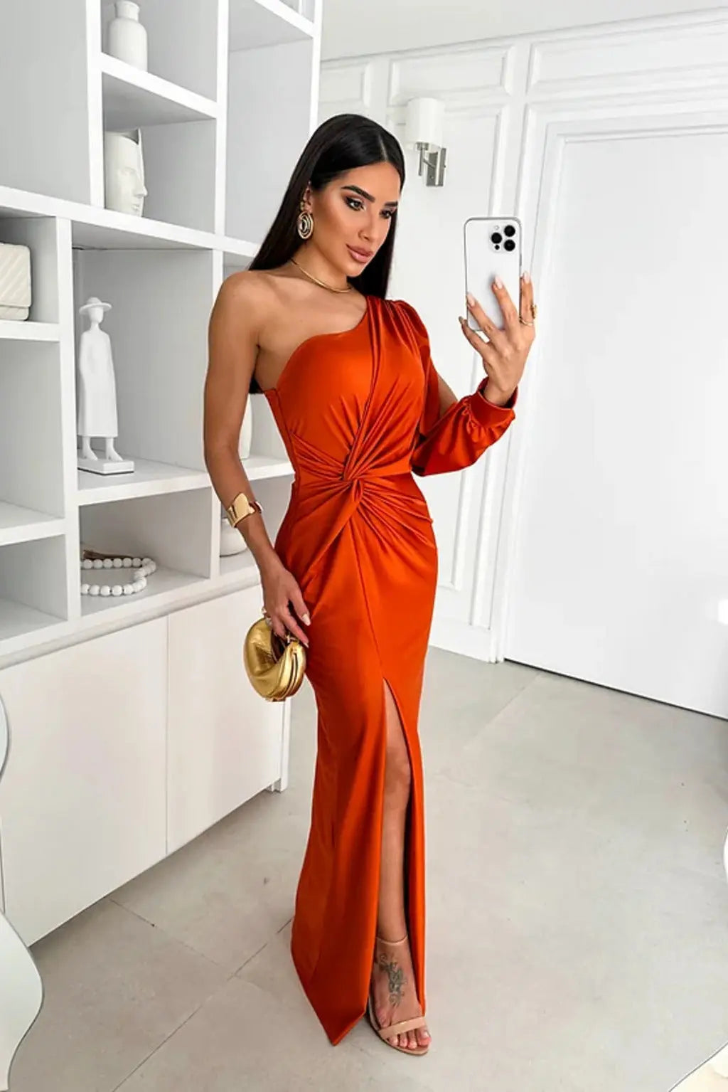 Isabella | Dame Elegant Maxikjole Figurbetont Festkjole