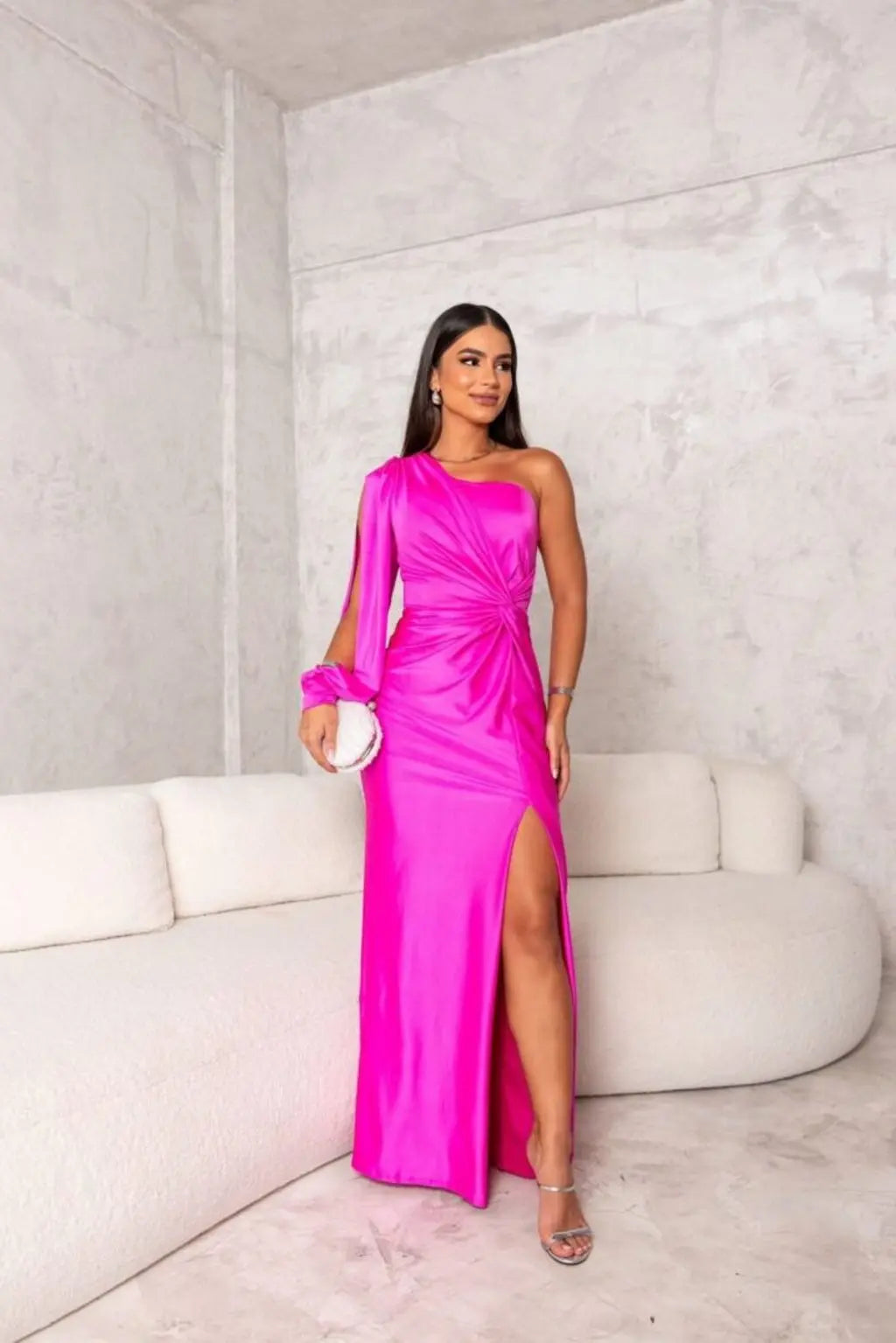 Isabella | Dame Elegant Maxikjole Figurbetont Festkjole