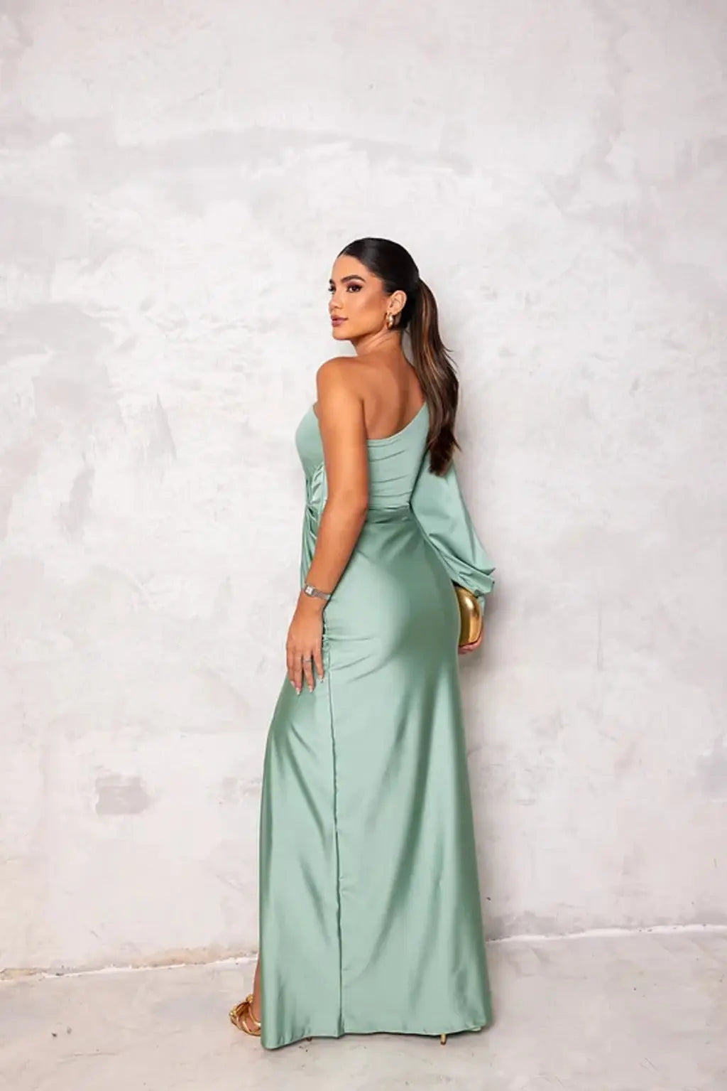 Isabella | Dame Elegant Maxikjole Figurbetont Festkjole
