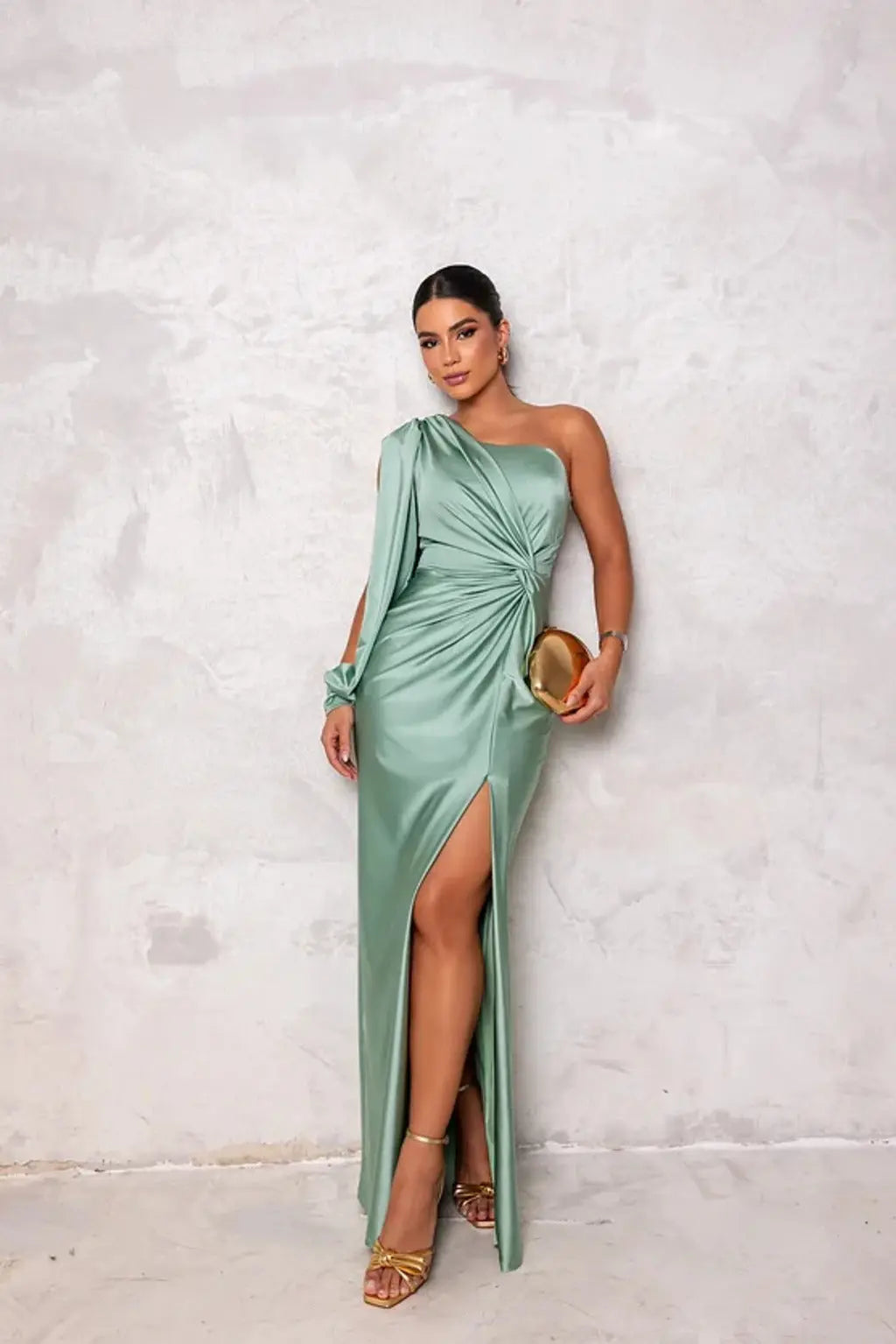 Isabella | Dame Elegant Maxikjole Figurbetont Festkjole