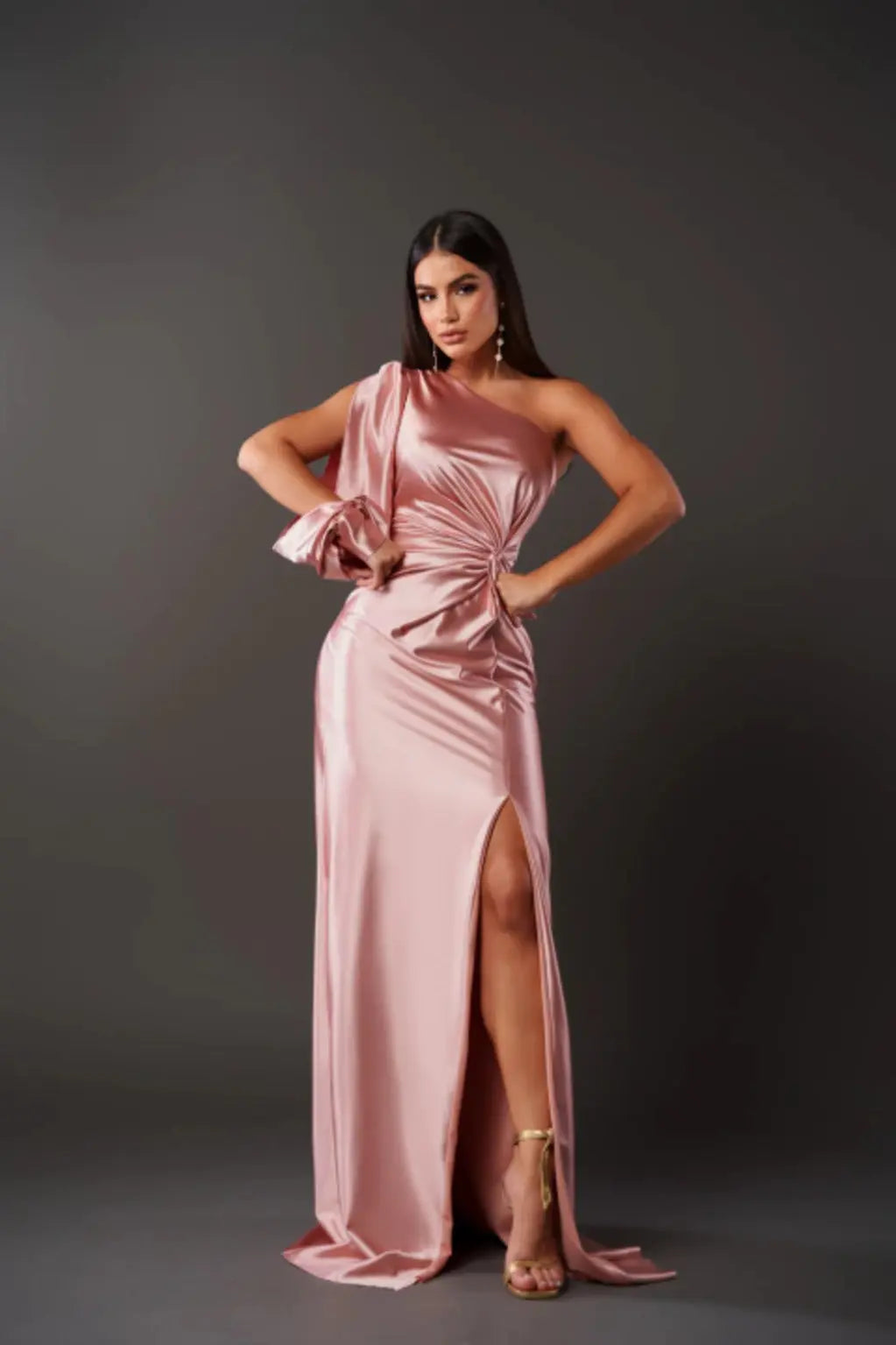 Isabella | Dame Elegant Maxikjole Figurbetont Festkjole