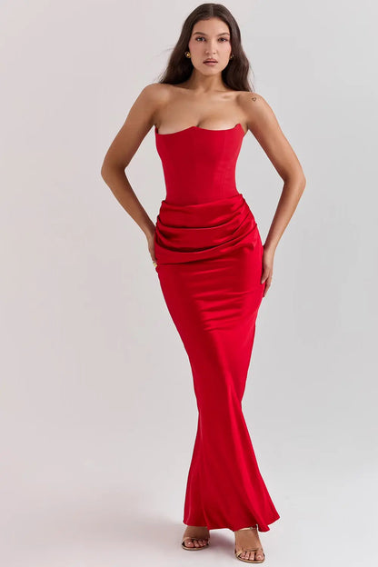 Isabella | Dame Korsetkjole Glamour Tailleret Feminin Festkjole