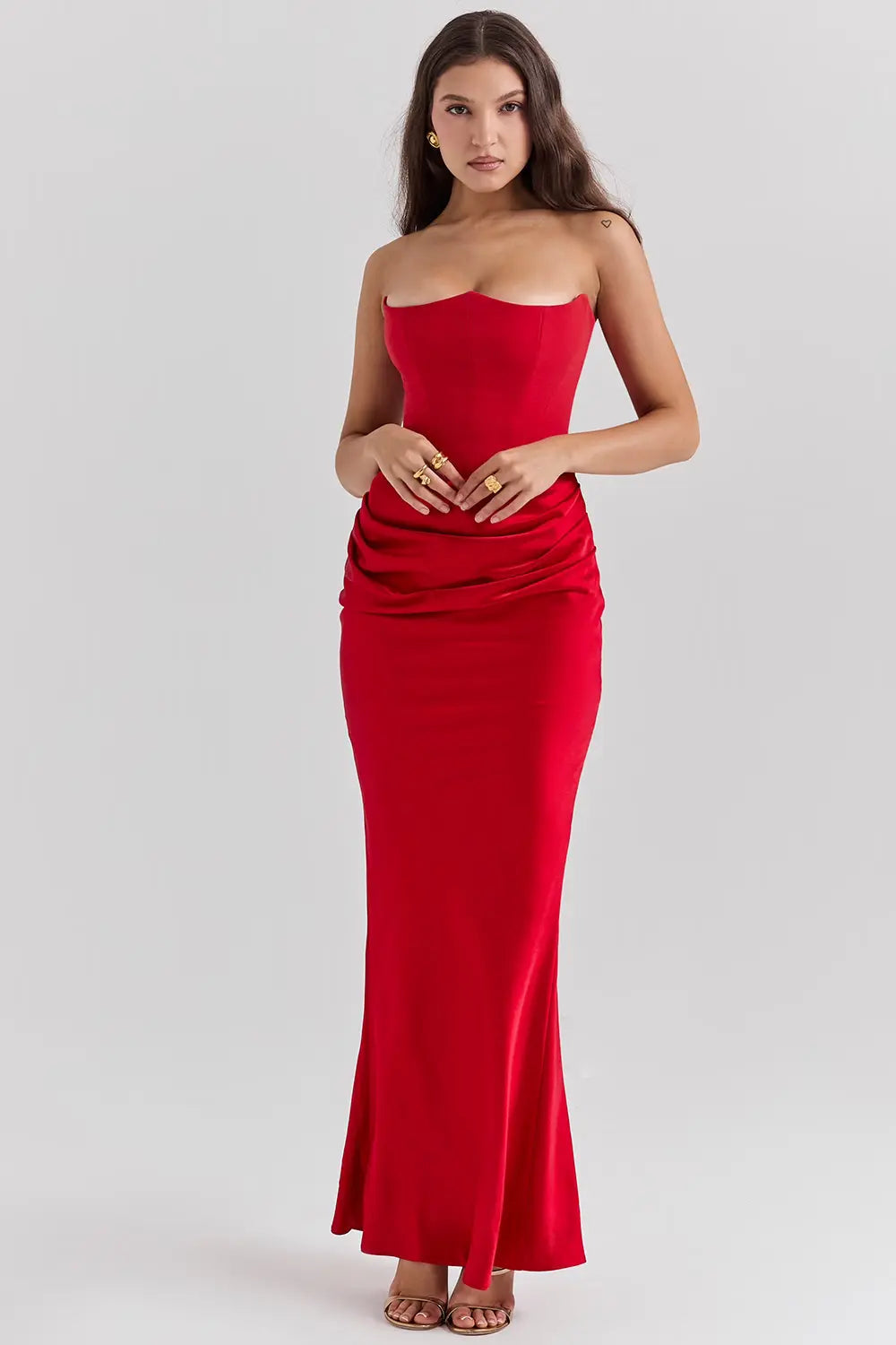 Isabella | Dame Korsetkjole Glamour Tailleret Feminin Festkjole
