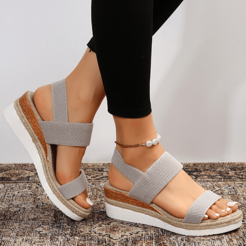 Kaja | Kvinder Platform Sandaler Elastiske Stropper Sporty Stil