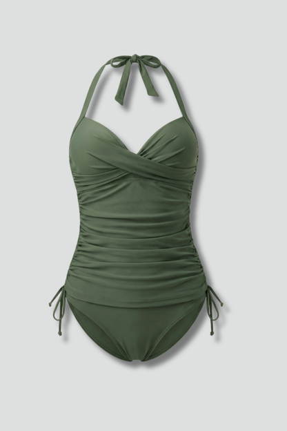 Lærke | Dame Tankini V-udskæring Elegante Detaljer