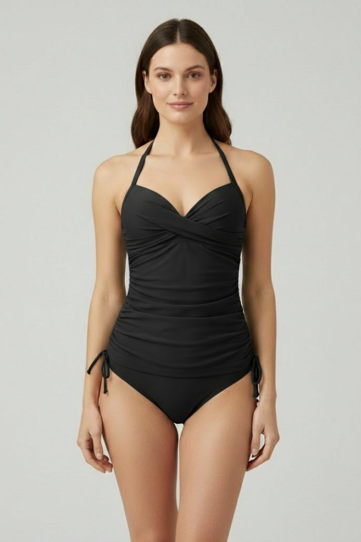 Lærke | Dame Tankini V-udskæring Elegante Detaljer