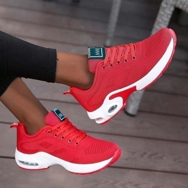 Lærke | Kvinder Sneakers Åndbart Materiale Sporty Stil