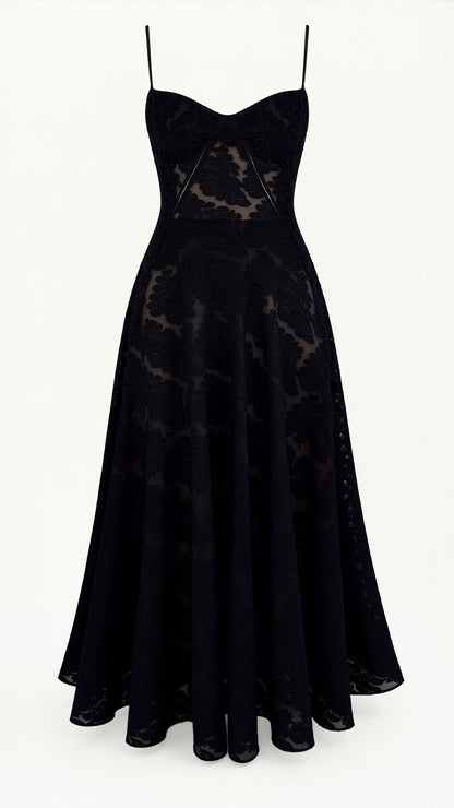 Liva | Kvinde Bryllupsgæst Kjole Elegant Slip Maxi Design