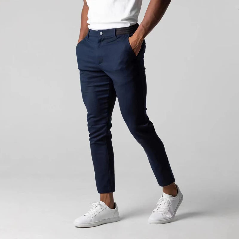Magnus | Mænd Chinos Bomuld Stretch Slim Fit