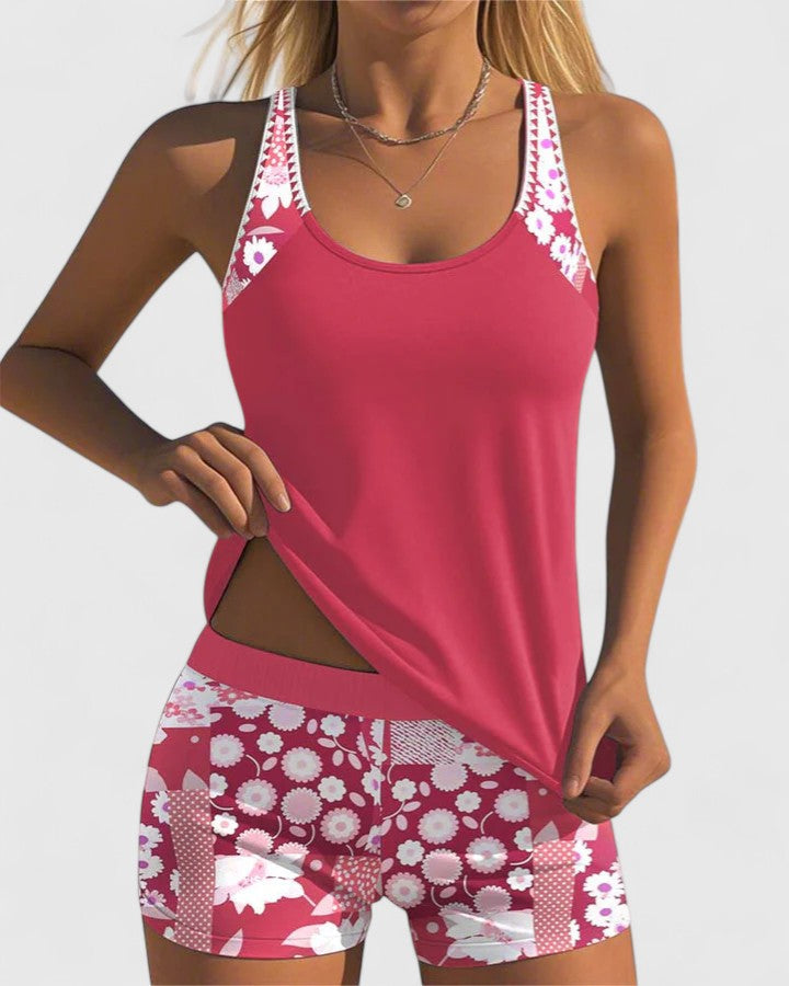 Mathilde | Dame Tankini Blomsterprint