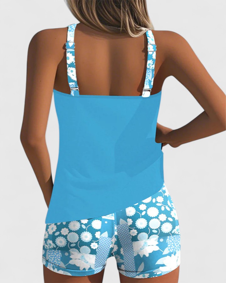Mathilde | Dame Tankini Blomsterprint