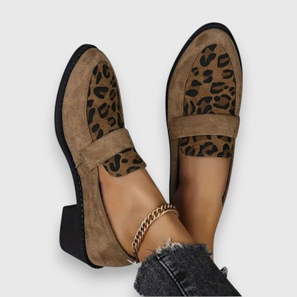Rebekka | Dame Leopardmønster Forår Loafers